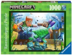 RAVENSBURGER CASSE-TÊTE 1000 PIÈCES - MINECRAFT MOSAÏQUE #12000421